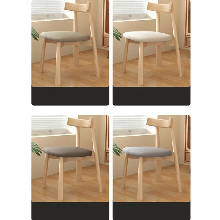 Modern Oak Dining Chair with PU Leather Upholstery - Stylish Seating for Your Home fjx-2659