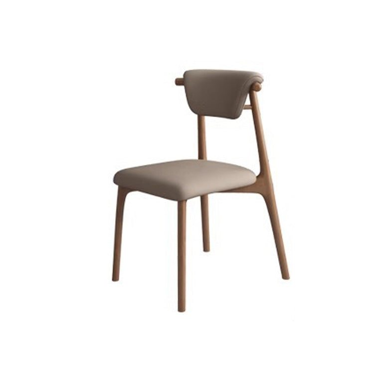 Stylish Oak Dining Chair with PU Leather Upholstery – Modern Elegance for Your Space fjx-2666