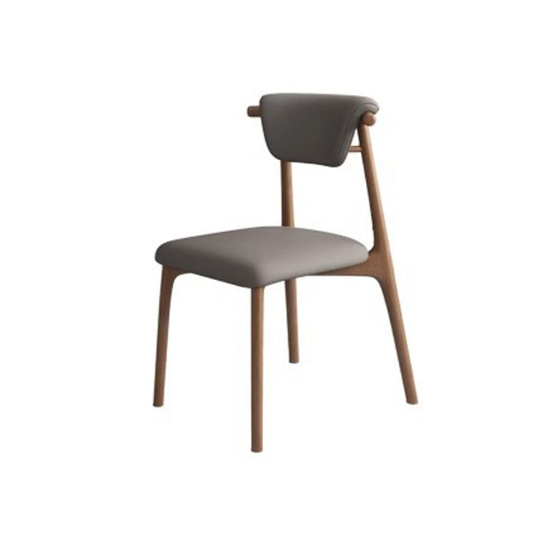 Stylish Oak Dining Chair with PU Leather Upholstery – Modern Elegance for Your Space fjx-2666