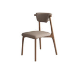 Stylish Oak Dining Chair with PU Leather Upholstery – Modern Elegance for Your Space fjx-2666