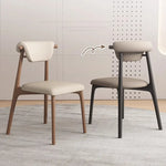 Stylish Oak Dining Chair with PU Leather Upholstery – Modern Elegance for Your Space fjx-2666
