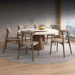 Stylish Oak Dining Chair with PU Leather Upholstery – Modern Elegance for Your Space fjx-2666