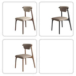Stylish Oak Dining Chair with PU Leather Upholstery – Modern Elegance for Your Space fjx-2666
