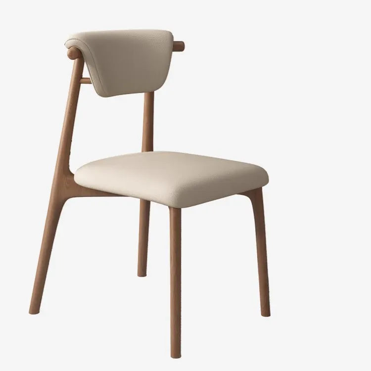 Stylish Oak Dining Chair with PU Leather Upholstery – Modern Elegance for Your Space fjx-2666