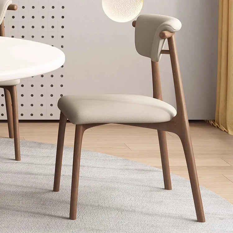 Stylish Oak Dining Chair with PU Leather Upholstery – Modern Elegance for Your Space fjx-2666