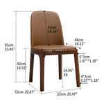 Modern Ash & Oak Wood Dining Table with Sintered Stone Top fjx-2667