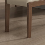 Premium Microfiber Leather & Ash Wood Stool - Stylish and Durable Seating Solution fjx-2684