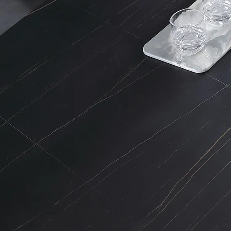 Modern Ceramic Sintered Stone Dining Table with Stylish Multi-layer Design fjx-2692