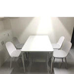 Modern Minimalist Dining Table - Ceramic Sintered Stone & Aluminum Alloy Design fjx-2698