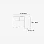 Modern Solid Wood Multi-Layer Bedside Cupboard | Stylish Nightstand for Elegant Interiors fkb-4374