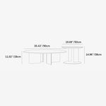 Luxurious Multi-layer Marble Tea Table - Enhance Your Living Room Elegance fkb-4377