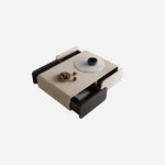 Modern Multi-layer Board Tea Table with Ceramic Sintered Stone Top for Elegant Living Rooms fkb-4380