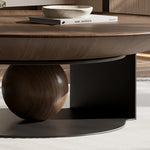 Modern Multi-Layer Board and Tempered Glass Tea Table – Stylish Living Room Accent Furniture fkb-4381