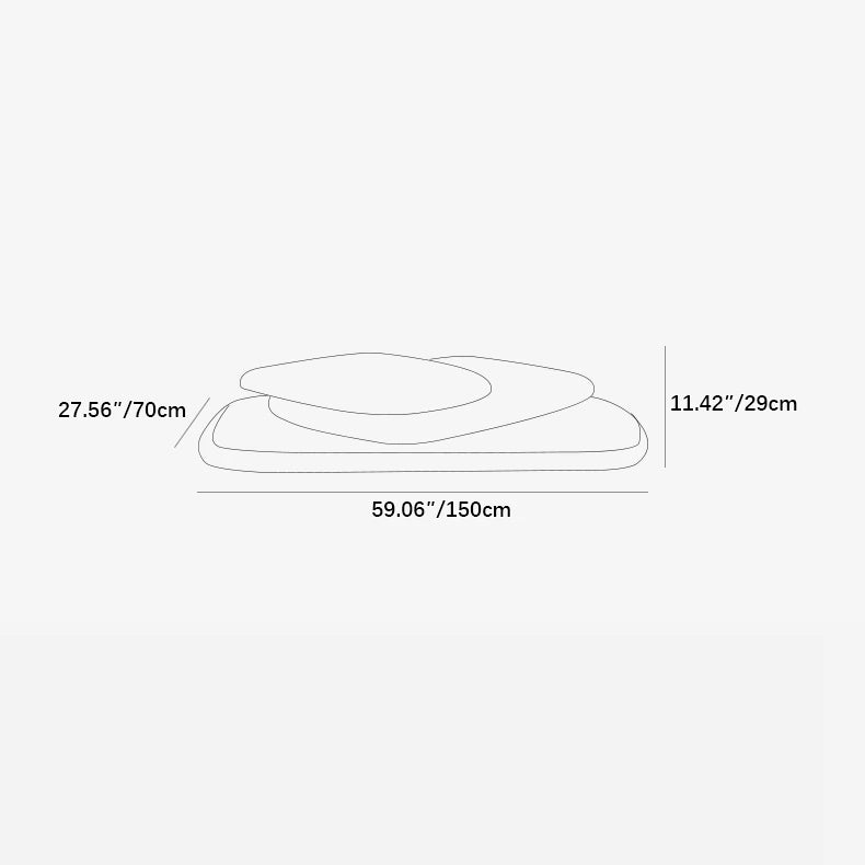 Modern Multi-Layer Board Tea Table – Stylish Coffee Table for Elegant Living Rooms fkb-4386