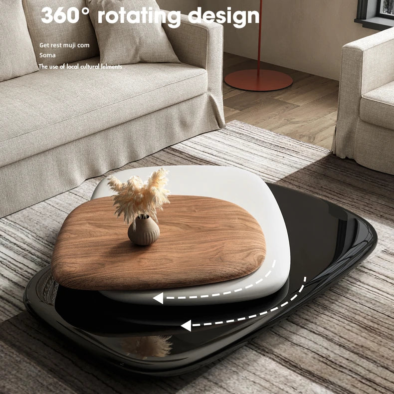 Modern Multi-Layer Board Tea Table – Stylish Coffee Table for Elegant Living Rooms fkb-4386
