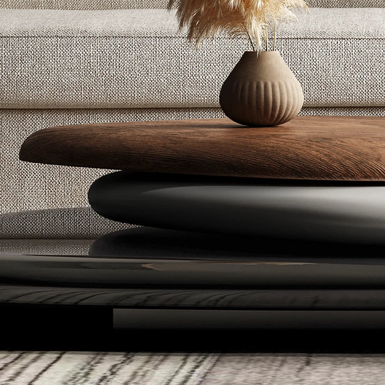 Modern Multi-Layer Board Tea Table – Stylish Coffee Table for Elegant Living Rooms fkb-4386