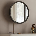 Elegant Solid Wood Vanity Table with Mirror and Stool - Modern Makeup Desk for Your Home fkb-4391