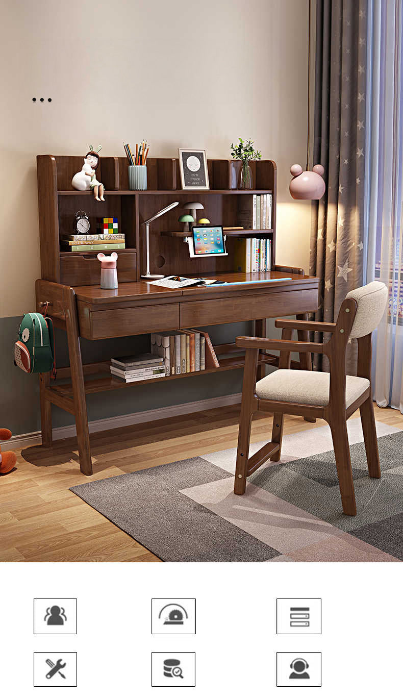 Stylish Brown and White Furniture: Rubber Wood & Particle Board for Home Decor fl-256