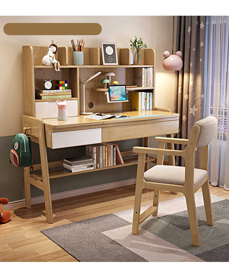 Stylish Brown and White Furniture: Rubber Wood & Particle Board for Home Decor fl-256