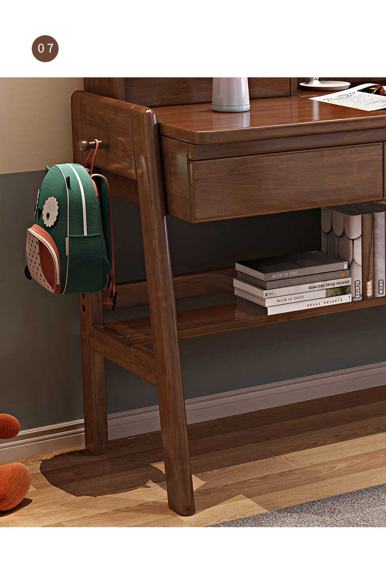 Stylish Brown and White Furniture: Rubber Wood & Particle Board for Home Decor fl-256