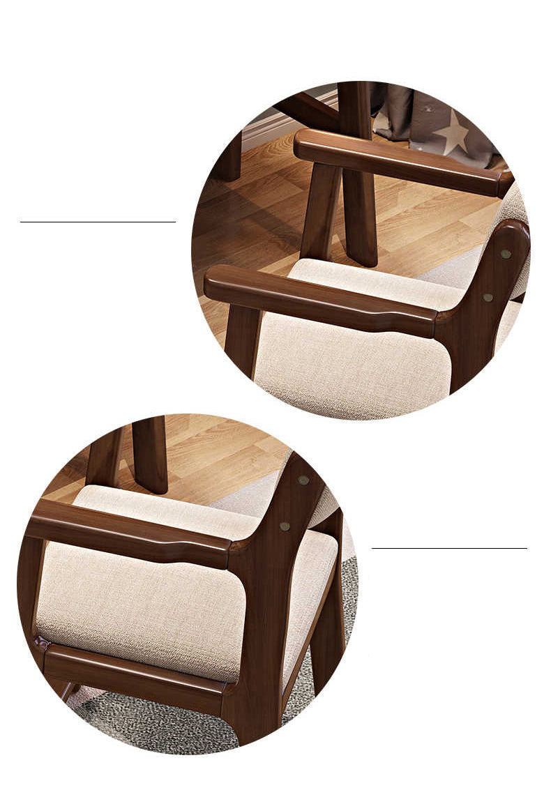 Stylish Brown and White Furniture: Rubber Wood & Particle Board for Home Decor fl-256