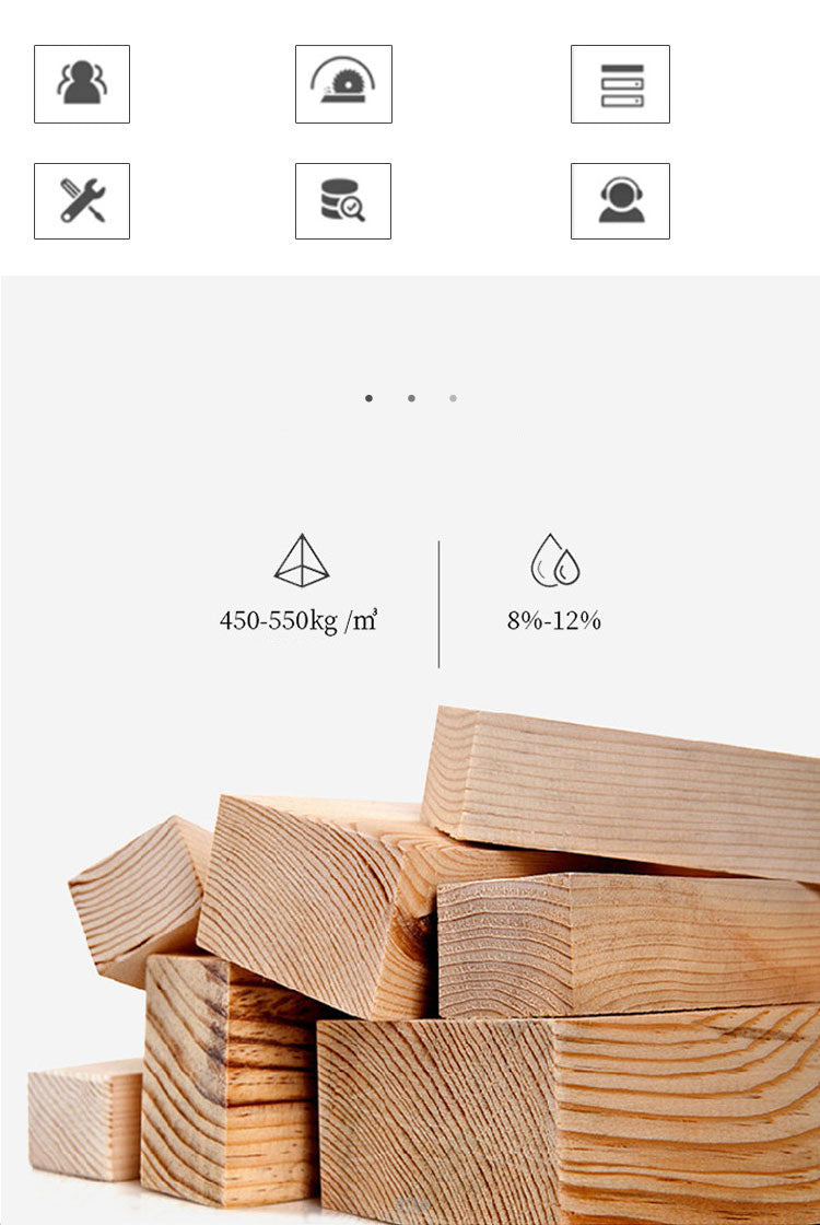 Stylish Brown Black Gray Rubber Wood Particle Board Table - Natural Wood Finish for Modern Homes fl-257