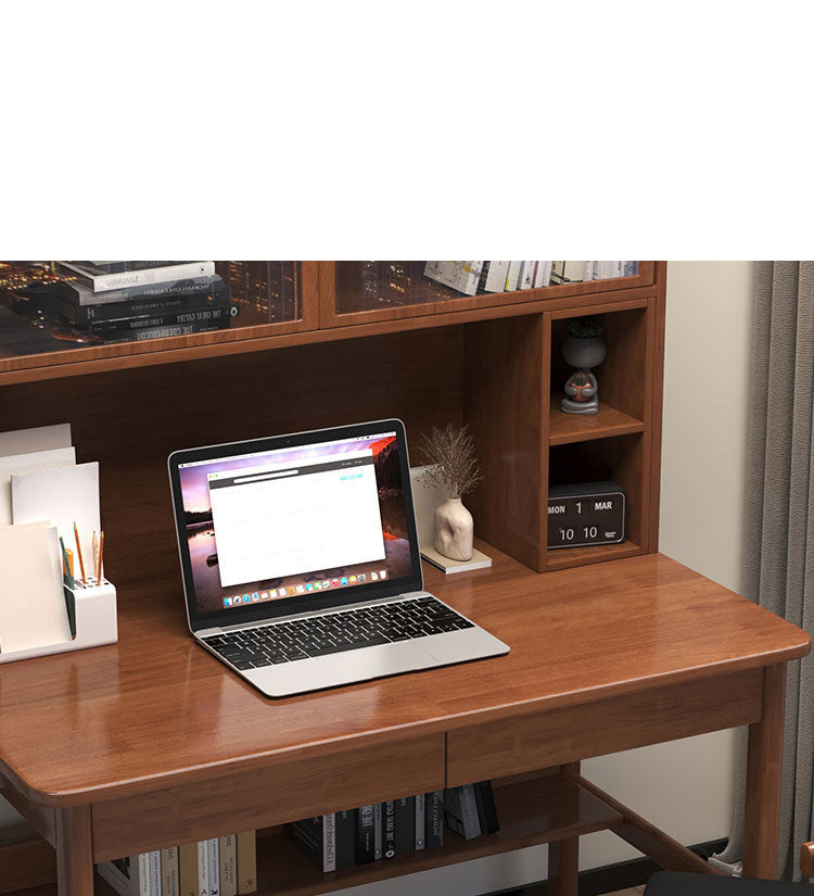 Stylish Brown Black Gray Rubber Wood Particle Board Table - Natural Wood Finish for Modern Homes fl-257