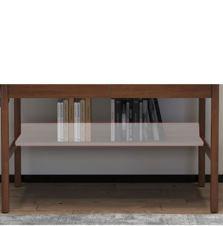 Stylish Brown Black Gray Rubber Wood Particle Board Table - Natural Wood Finish for Modern Homes fl-257