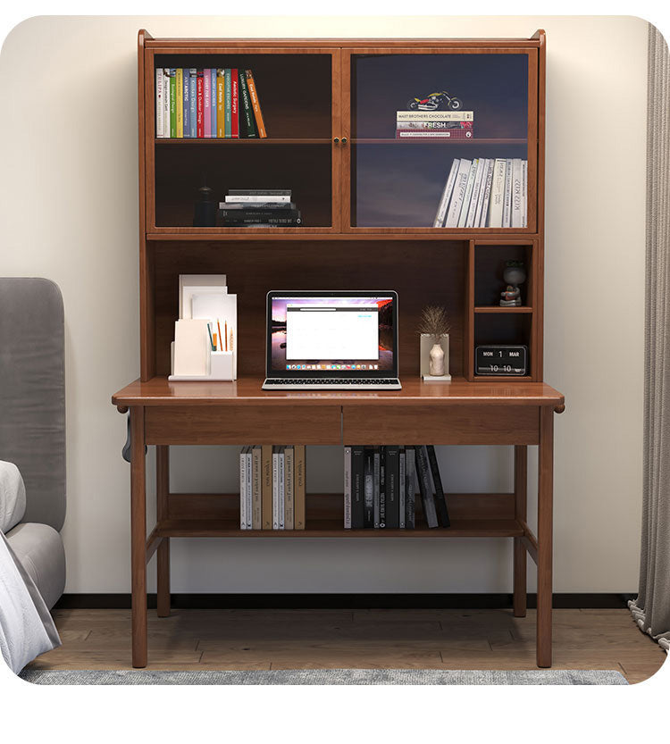 Stylish Brown Black Gray Rubber Wood Particle Board Table - Natural Wood Finish for Modern Homes fl-257