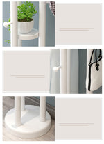 Stylish Wooden Coat Hanger Collection - Brown, White, Black, Rubber Wood Options fl-261