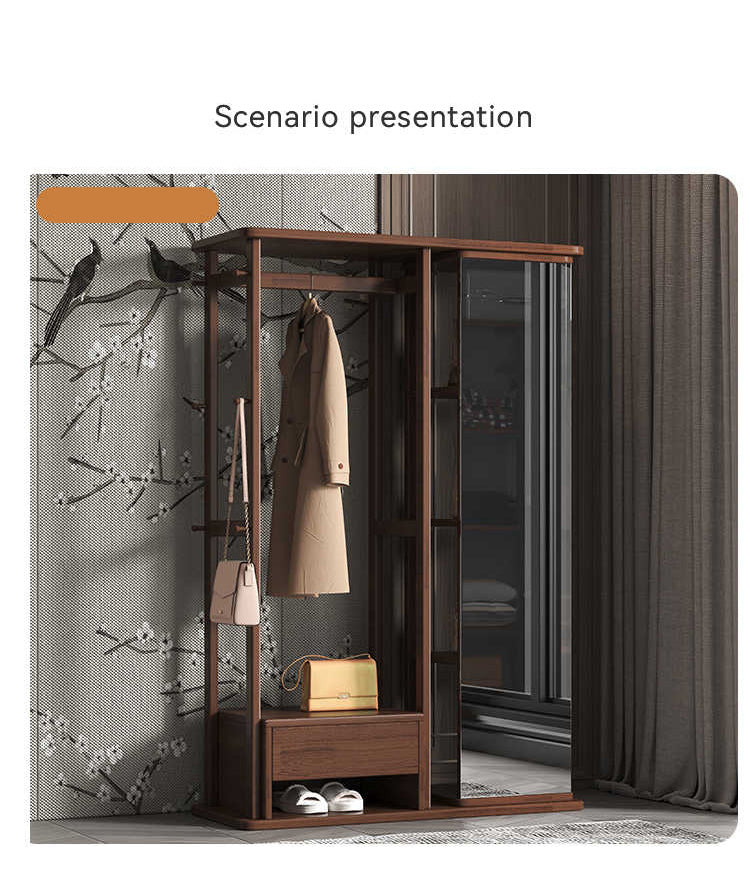 Elegant Multi-Color Wooden Coat Hanger - Natural, Brown, White, Black, Gray fl-265