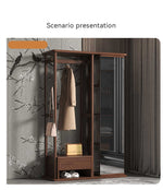 Elegant Multi-Color Wooden Coat Hanger - Natural, Brown, White, Black, Gray fl-265