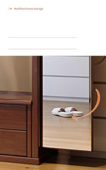 Elegant Multi-Color Coat Hanger - Natural Wood, Brown, White & Gray Finishes with Glass Elements fl-267