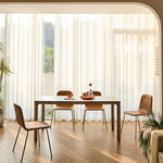 Modern Sintered Stone Glass & Stainless Steel Table – Luxury Design for Your Home fld-2748