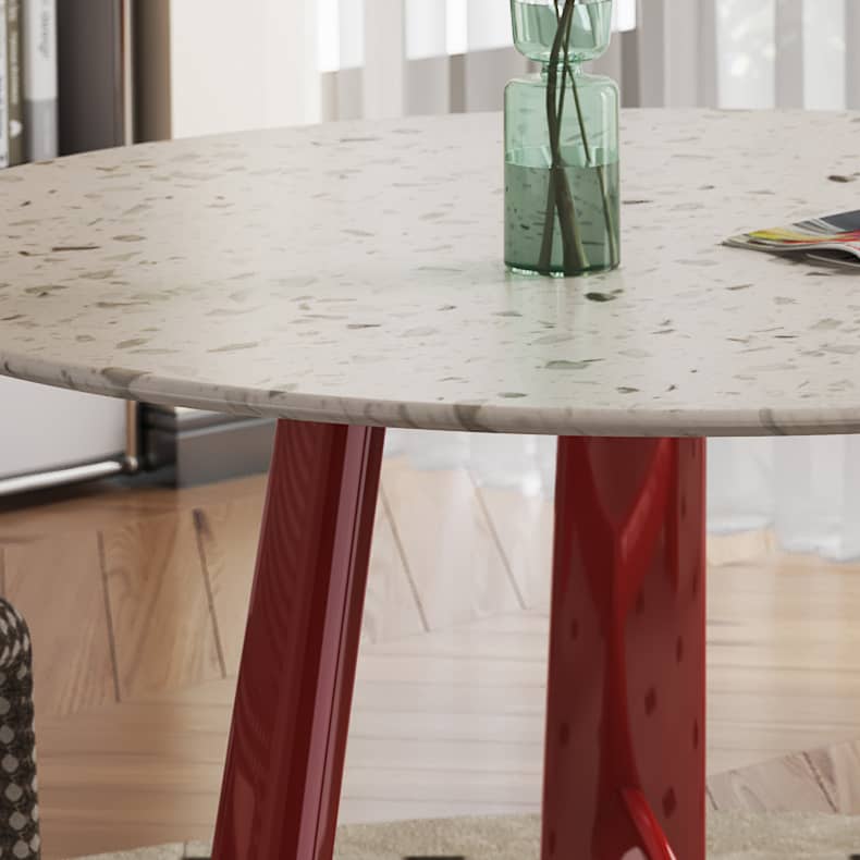 Stunning Terrazzo Beech Wood Table – Elevate Your Home Décor Elegantly fld-2752
