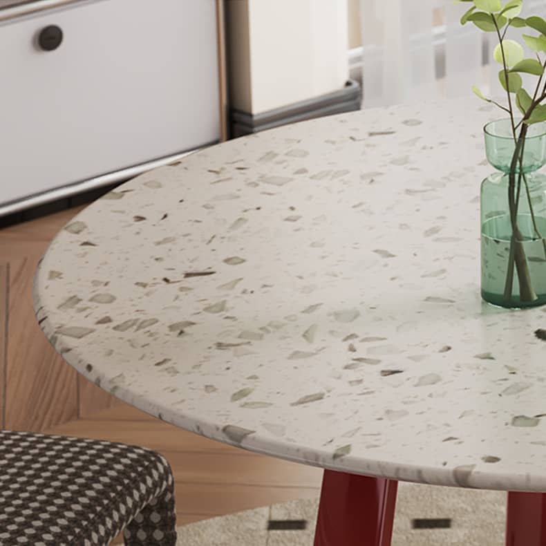 Stunning Terrazzo Beech Wood Table – Elevate Your Home Décor Elegantly fld-2752