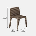 Modern Wool Upholstered Dining Chair - Stylish Comfort for Any Space fld-2753