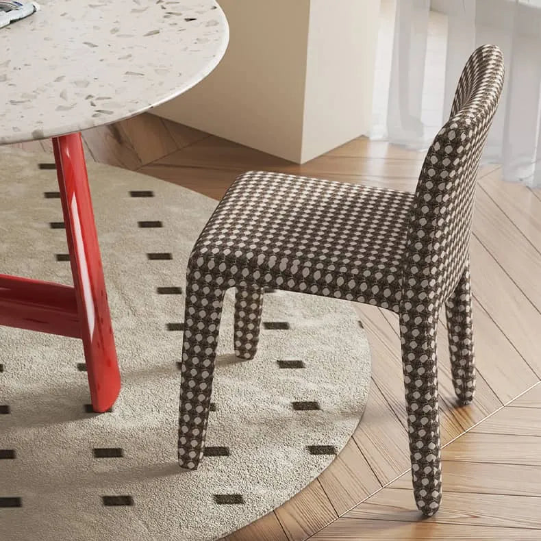 Modern Wool Upholstered Dining Chair - Stylish Comfort for Any Space fld-2753
