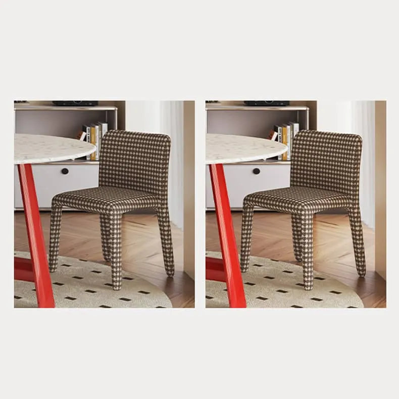 Modern Wool Upholstered Dining Chair - Stylish Comfort for Any Space fld-2753