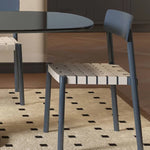 Elegant Ash Wood Linen Chair for Modern Dining Spaces fld-2754-ch