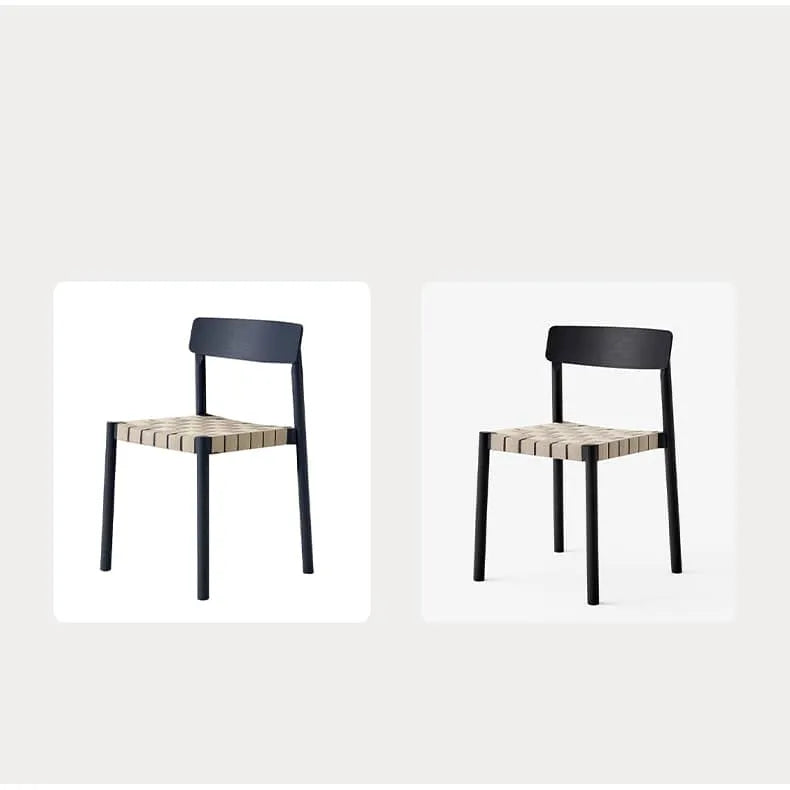 Elegant Ash Wood Linen Chair for Modern Dining Spaces fld-2754-ch