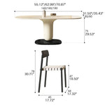 Elegant Ash Wood Linen Chair for Modern Dining Spaces fld-2754-ch