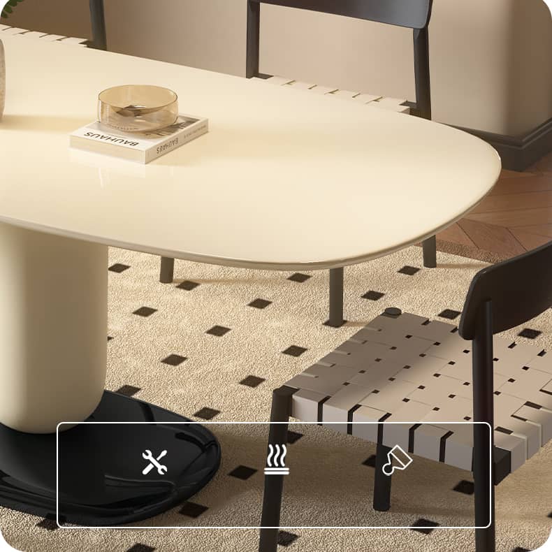 Handcrafted Oak and Ash Wood Table with Elegant Linen Finish fld-2754