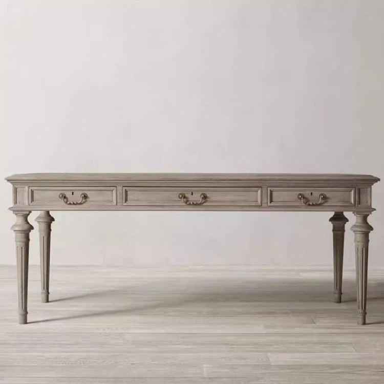 Elegant Oak Multi-Layer Board Table - Timeless Design for Home or Office Workspace fljgj-2109