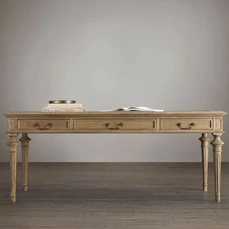 Elegant Oak Multi-Layer Board Table - Timeless Design for Home or Office Workspace fljgj-2109