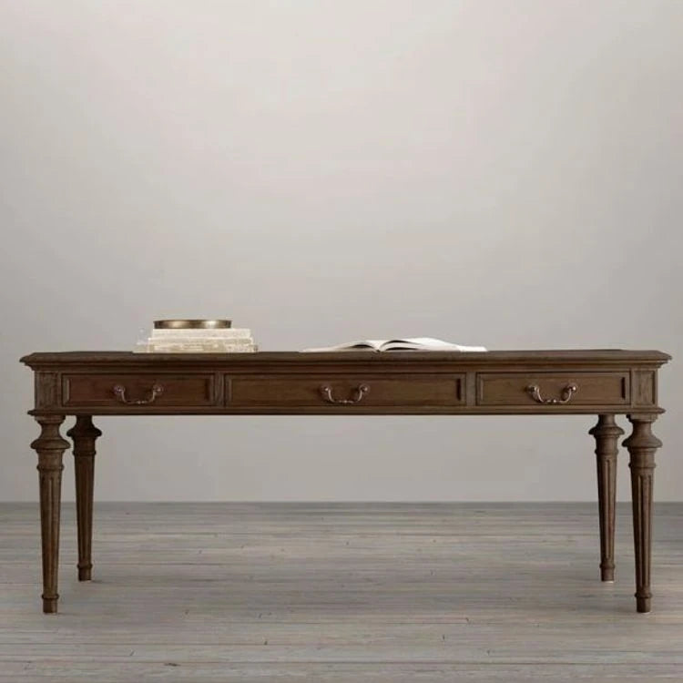 Elegant Oak Multi-Layer Board Table - Timeless Design for Home or Office Workspace fljgj-2109