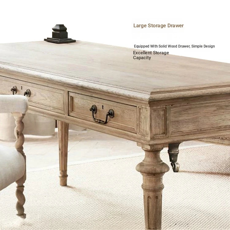 Elegant Oak Multi-Layer Board Table - Timeless Design for Home or Office Workspace fljgj-2109