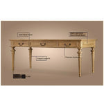 Elegant Oak Multi-Layer Board Table - Timeless Design for Home or Office Workspace fljgj-2109