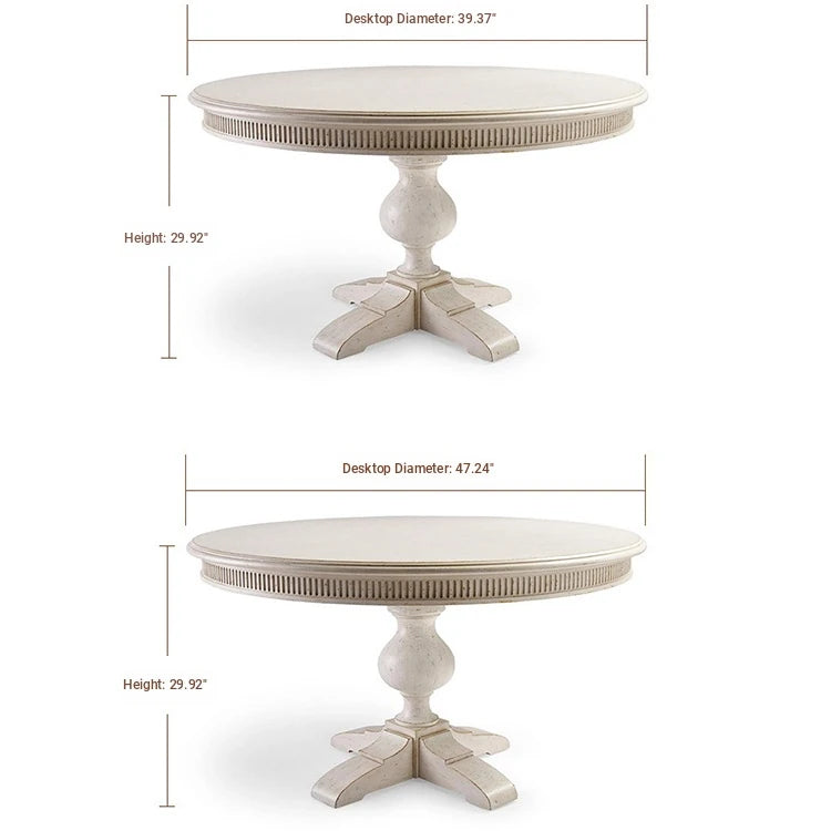 Elegant Oak Multi-Layer Board Round Dining Table – Perfect for Modern and Classic Interiors fljgj-2112