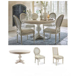 Elegant Oak Multi-Layer Board Round Dining Table – Perfect for Modern and Classic Interiors fljgj-2112